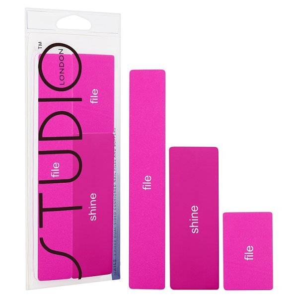 Superdrug Studio 3 Piece Nail File