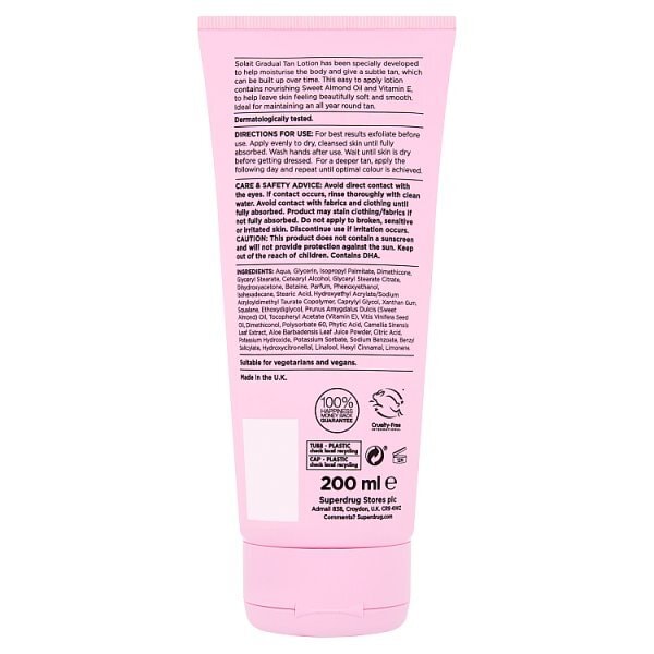 Solait Gradual Tan Medium 200ml