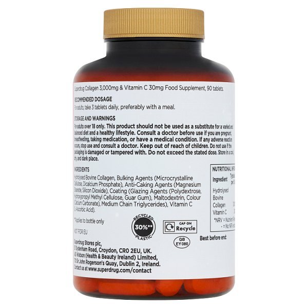 Superdrug Collagen + Vitamin C 90s