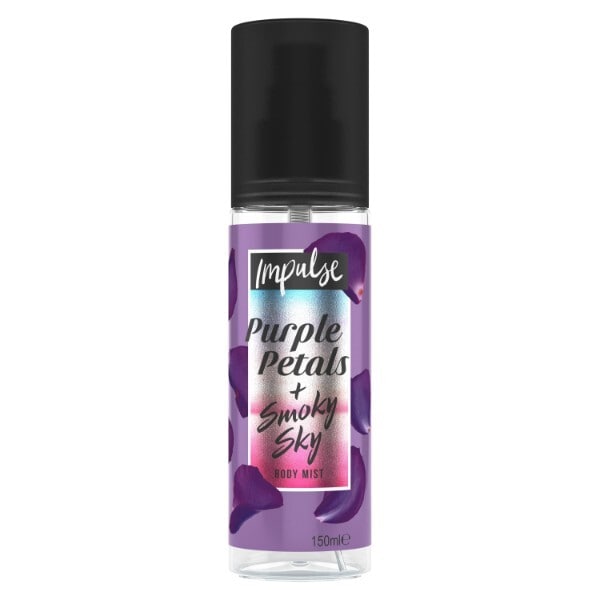 Impulse Body Mist Purple Petals & Smoky Sky 150ml