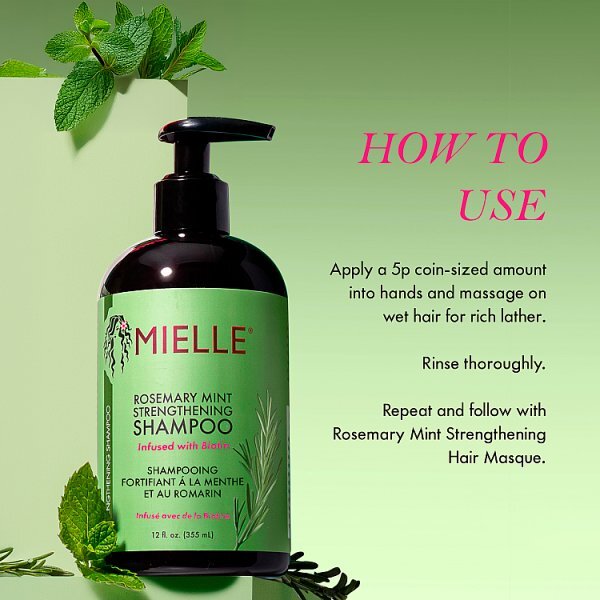 Mielle Rosemary Mint Strengthening Shampoo 355ml