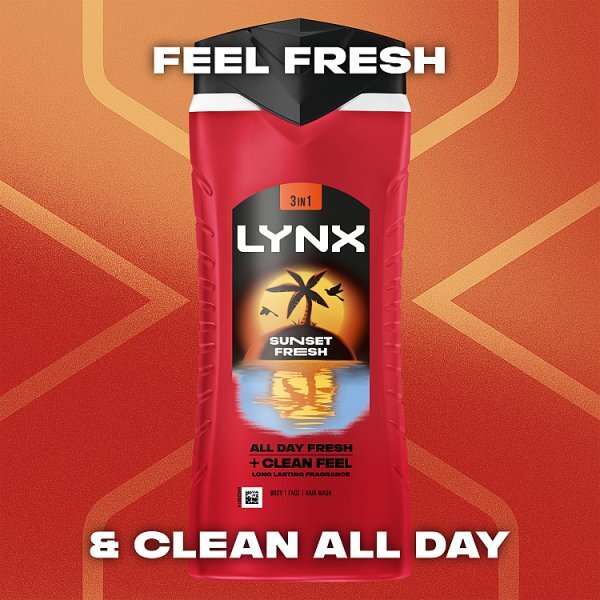 Lynx Bodywash Shower Gel Sunset Fresh 500Ml