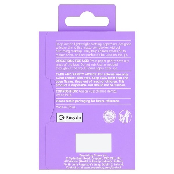 Deep Action Blotting Papers