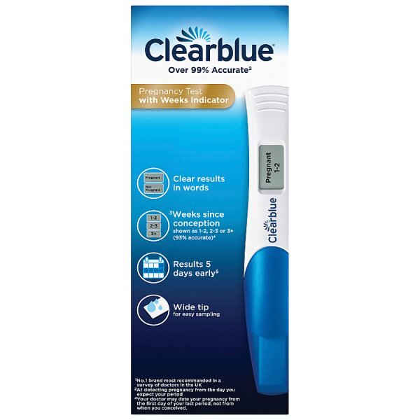Clearblue Digital Weeks Indicator Pregnancy Test - 2 Tests