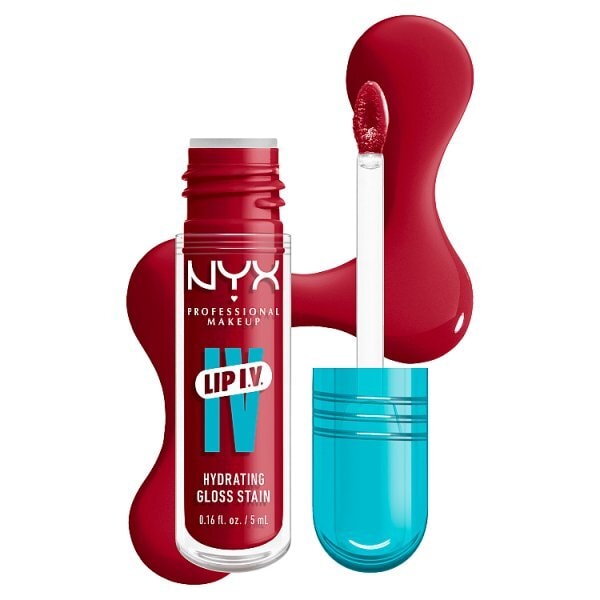 NYX Lip IV Hydrating Gloss Stain Lip Gloss Red-y Set Wet 5ml