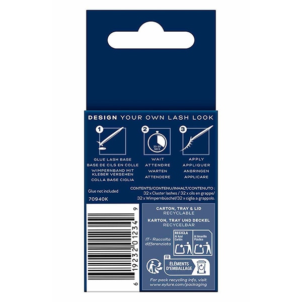 Eylure Cluster Refill Pack- Luxe 3D 12Mm