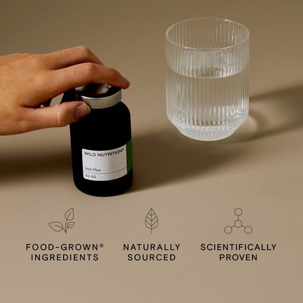 DNR Wild Nutrition Food-Grown Iron Plus Men & Women Vitamins