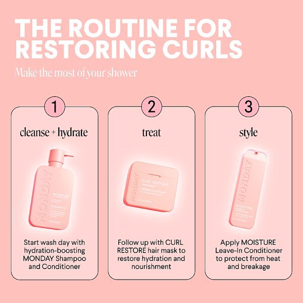 Monday Haircare Hair Mask Curl Restore 250ml