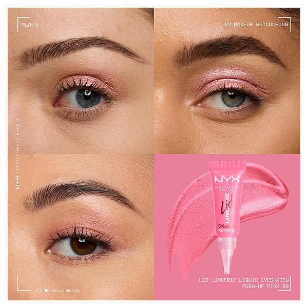 NYX Professional Makeup Lid Lingerie Cream Eye Pigment Push Up Pink