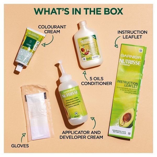 Garnier Nutrisse 9.12 Crème Blonde Permanent Hair Dye