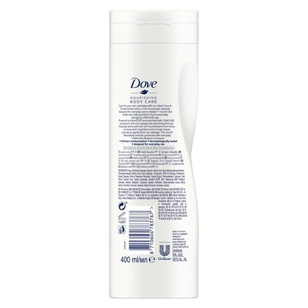 DNRAD Dove Care and Protect SPF 15 Body Lotion 400ml