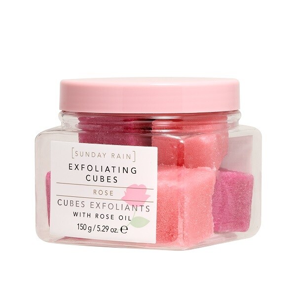 Sunday Rain Rose Exfoliating Cubes