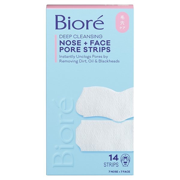 Bioré Deep Cleansing Pore Strips 7 Nose & 7 Face Strips