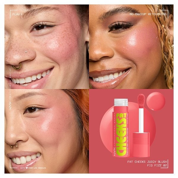 NYX Professional Makeup Fat Cheeks Blush Fig Fizz