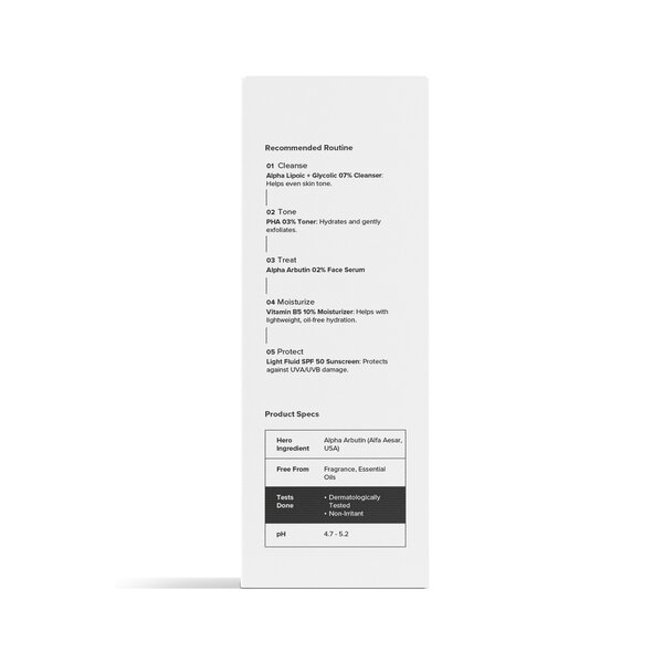 Minimalist Alpha Arbutin 02% Face Serum 30ML