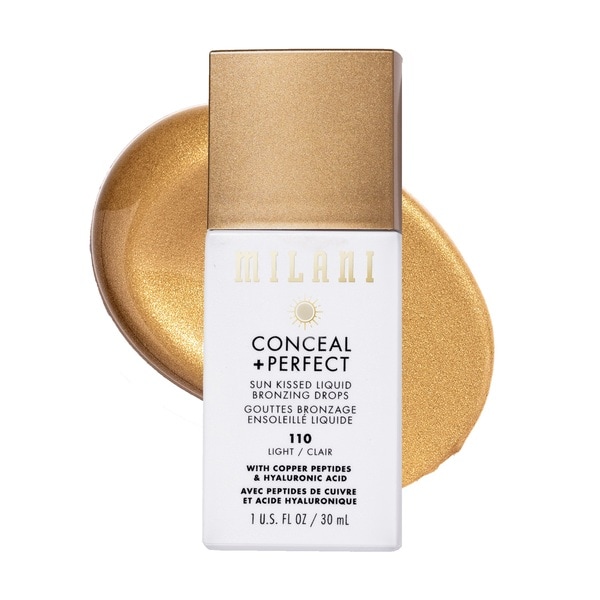 Milani Conceal + Perfect Sun Kissed Liquid Bronzing Drops - Light 110