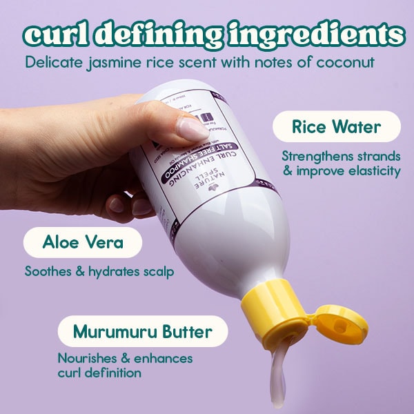 Nature Spell Curl Enhancing Salt Free Shampoo