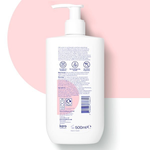 E45 Moisturising Lotion with Pump 500ml