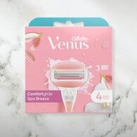 Venus Comfortglide Spa Breeze Razor Blades x4