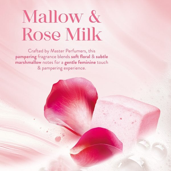Imperial Leather Pampering Bath Soak Mallow Rose Milk 500ml