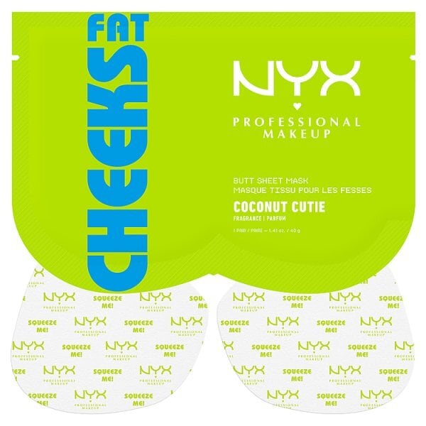 NYX Professional Makeup Fat Cheeks Butt Mask, Coconut Cutie