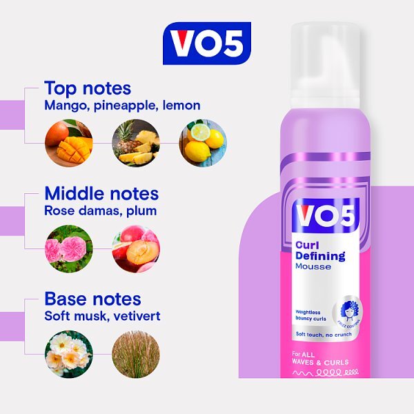 VO5 Curl Defining Hair Mousse 200ml