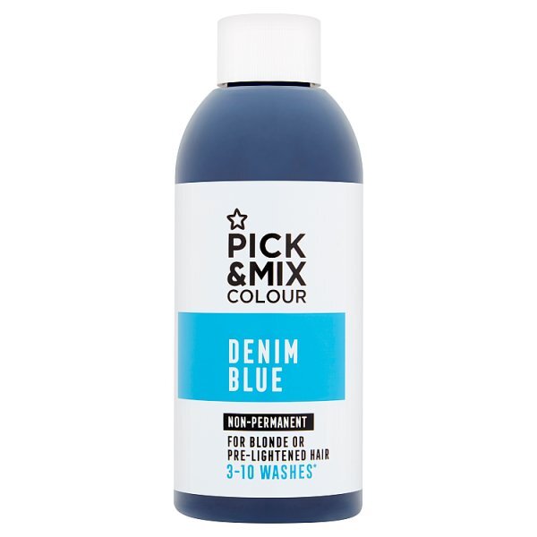 Pick & Mix Semi Permanent Hair Dye Denim Blue 125ml