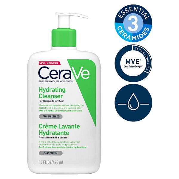 CeraVe Hydrating Cleanser with Hyaluronic Acid 473ml