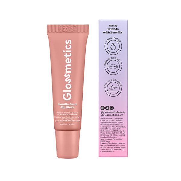 Glossmetics Vanilla Latte Peptide Lip Glaze (Shade: Caramel) - 10ml