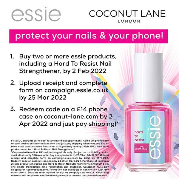 Essie Nail Care Hard To Resist Strengthener Purple Tint