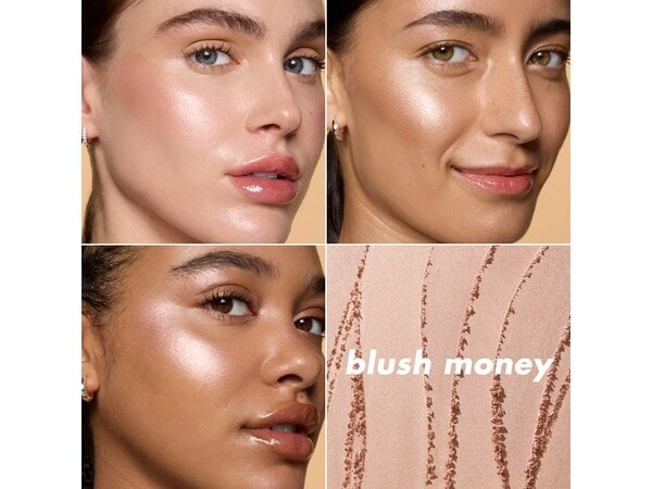 E.L.F. Halo Glow Silky Powder Highlighter Blush Money