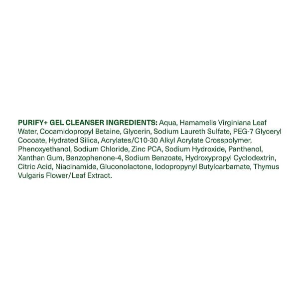 Simple Purify+ Gel Facial Cleanser 240 ml