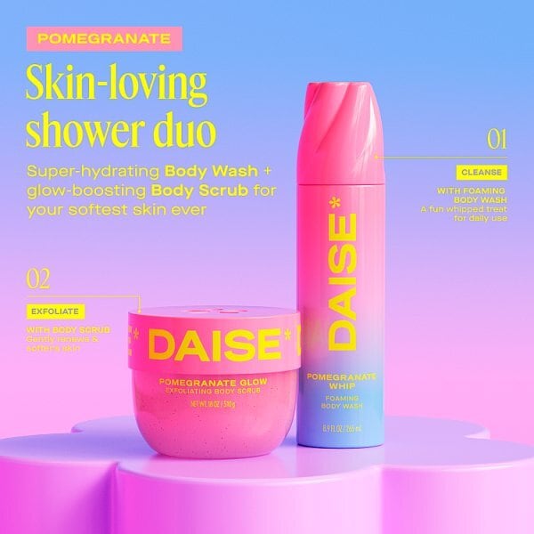 Daise Foaming Body Wash Pomegranate 265 Ml