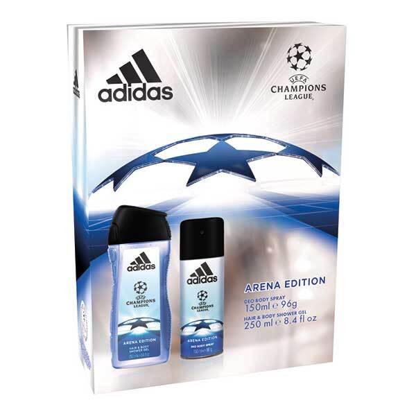 Adidas UEFA Ltd No.3 Body Spray & Shower Gel Gift Set