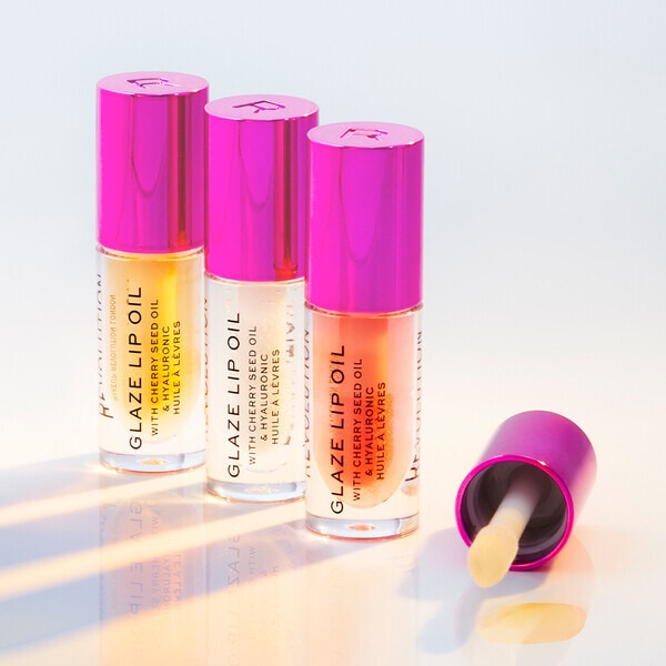 Revolution Glaze Lip Oil Glam Pink