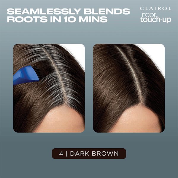 Clairol Root Touch-Up Hair Dye 4 Dark Brown