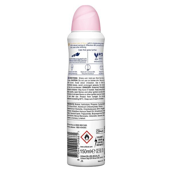 Dove Invisible Care Anti-Perspirant Deodorant Aerosol 150 ml