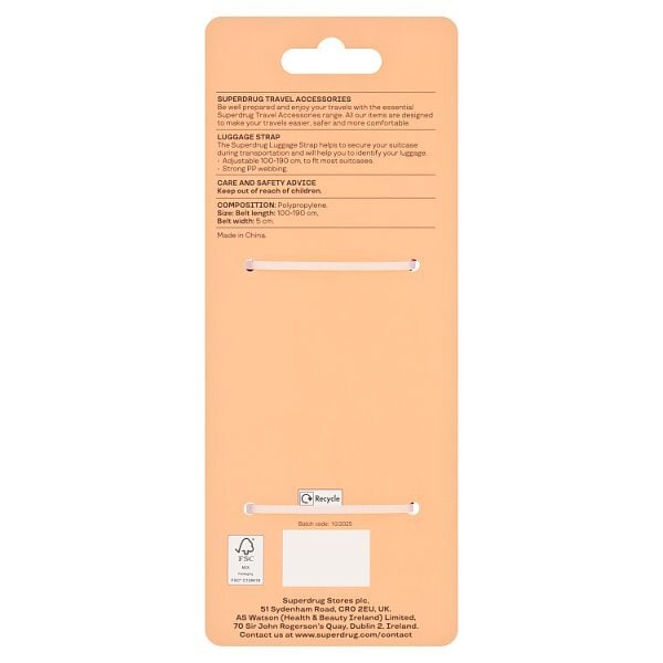 Superdrug Luggage Strap