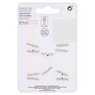 Superdrug Black Chain Rings 7pk S/M