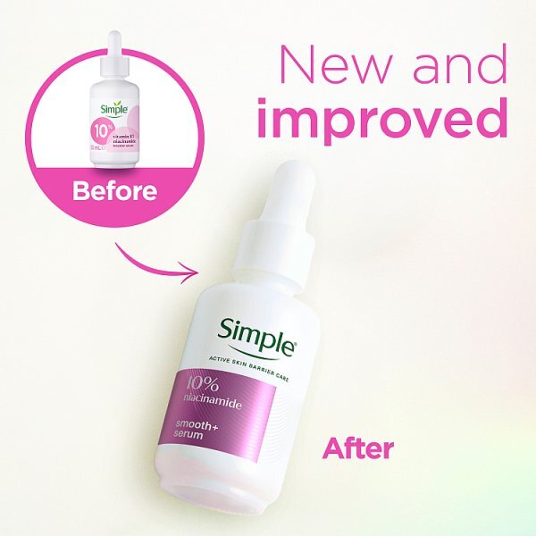 Simple Smooth+ 10% Niacinamide (Vitamin B3) Booster Serum 30ml
