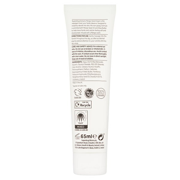 Superdrug Extracts Mango Hand Cream 65ml