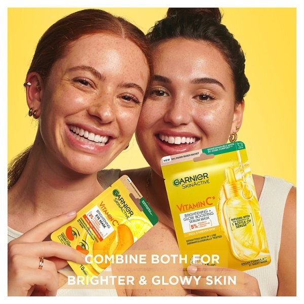 Garnier Vitamin C Brightening Eye Mask with Hyaluronic Acid 5g