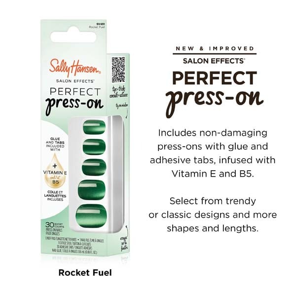 Sally Hansen Salon Effects Perfect Press-On Nails - Rocket Fuel