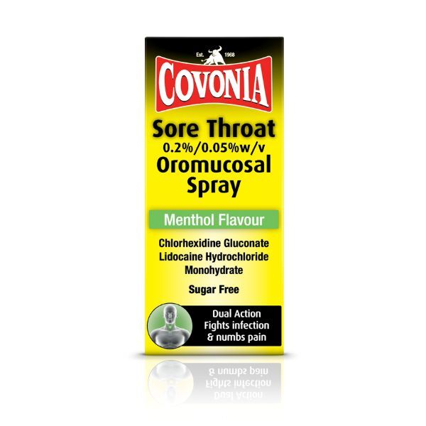 Covonia Dual Action Throat Spray 30ml