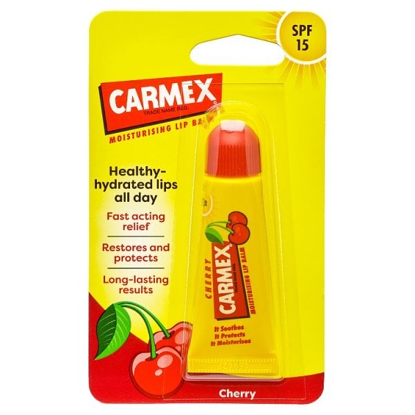 Carmex Moisturising Lip Balm Cherry SPF 15 10g