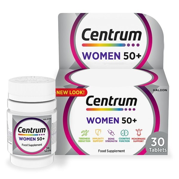 Centrum Women 50+ Multivitamins & Minerals, 30 Tablets