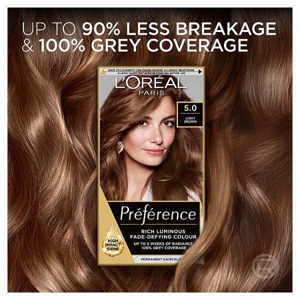 Preference Infinia 5 Palma Natural Light Brown Hair Dye