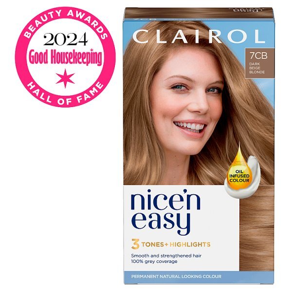 Clairol Nice'n Easy Hair Dye 7CB Dark Champagne Blonde