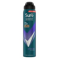 Sure Men Antiperspirant Deo Aerosol Nonstop Active Dry 250ml