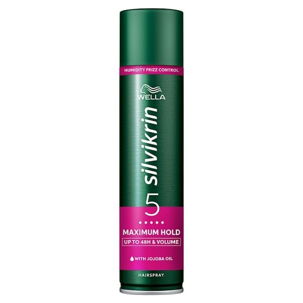 Wella Silvikrin Maximum Hold Hairspray, 400 ml